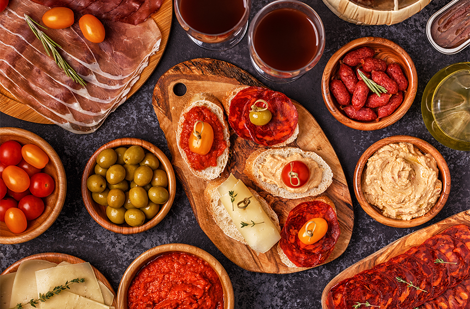 Enjoy Spanish cuisine when you travel to the Mediterranean